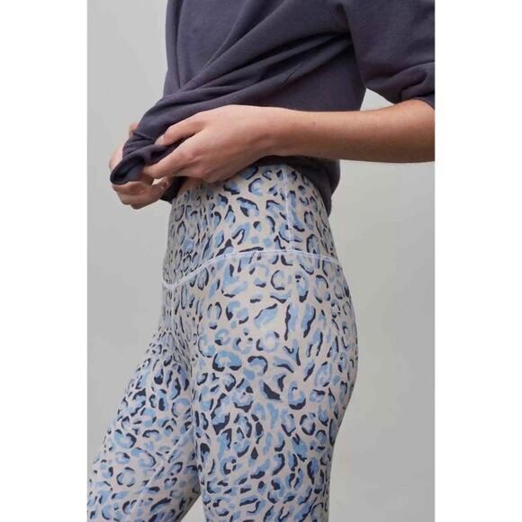 Varley Cream Blue&Black Century Animal Print Leggings Sz.XS - Picture 3 of 16